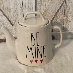 Rae Dunn Be Mine Ceramic Teapot